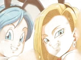 Bulma & Android 18 Dragon Ball Cum Tribute