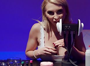 Alluring bombshell ASMR memorable xxx video