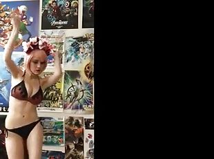 Non nude big tits sis dances n bikini