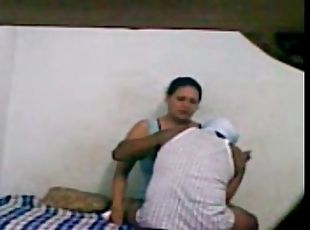 Horny indian guy fucks chubby milf madly