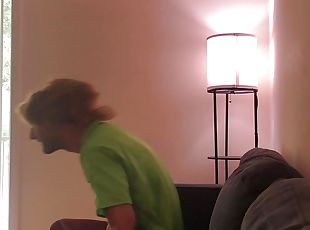 Shaggy Strokes Huge Cock POV