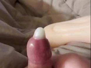 Small Cock Condom Cumshot