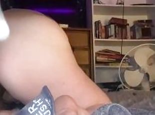 BBW with BBC dildo - Horny & Menstruating