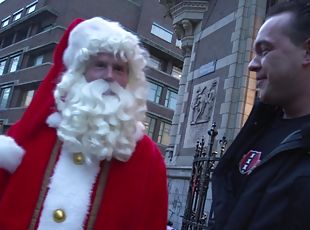 During is break the mall Santa hires a hooker and bangs her