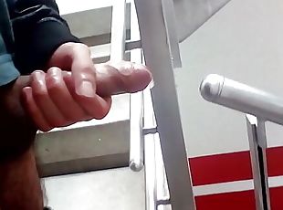 Cum in stairs