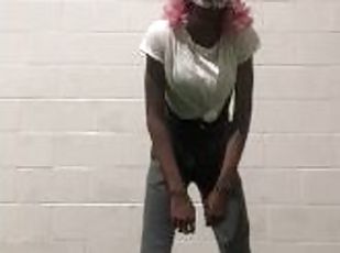 Atomic Wedgie Makes Femboy Piss Himself!