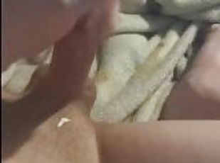 Trans girl masturbating