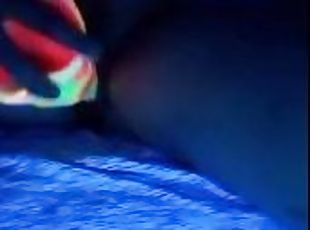 Glow in the dark play with IKA from Bad Dragon