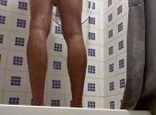 Spy big cock in public showers