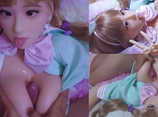 LIEF SEXDOLL - DILLYDOLLY - MINI SEXDOLL DOES ANAL - DRESS IN LINGERIE