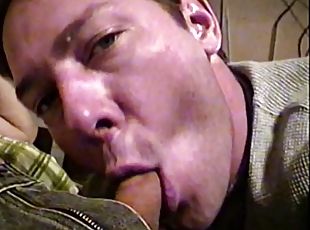 Fag sucking cock