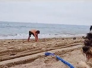 Beach workout