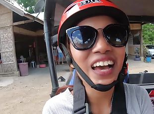 ATV buggy tour with his Thai girlfriend